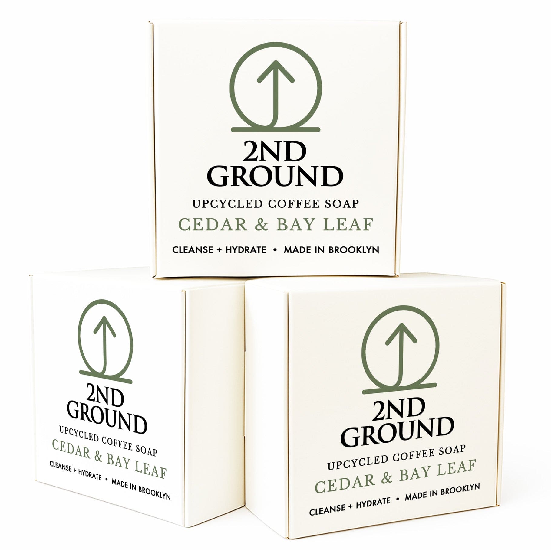 3-Bar Pack — Upcycled Coffee Soap Set