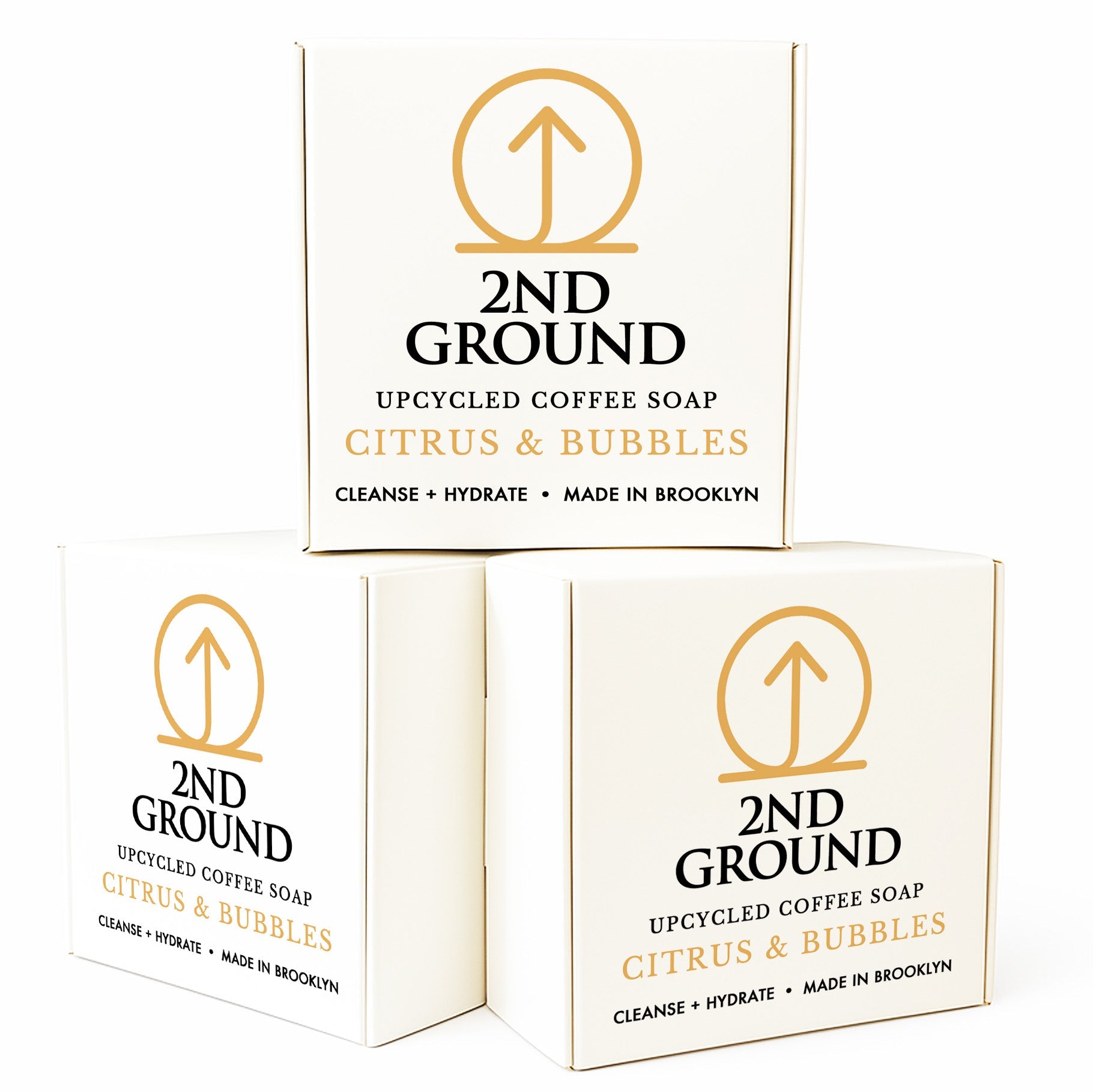 3-Bar Pack — Upcycled Coffee Soap Set